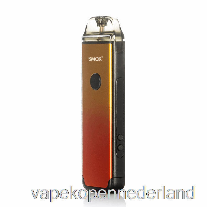 Elektronische Sigaret Vape Smok Acro 25w Pod-systeem Rood Goud